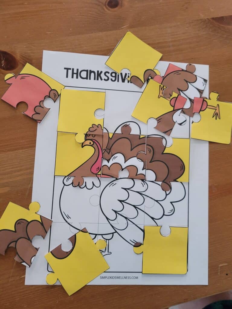 free printable thanksgiving activity pages for kids