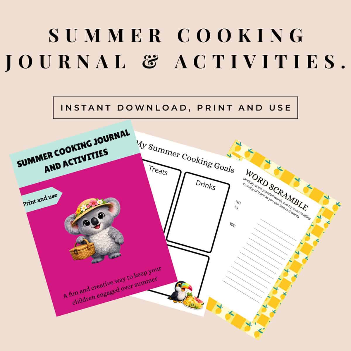 SUMMER KITCHEN JOURNAL FOR AGES 8-12 - Image 2