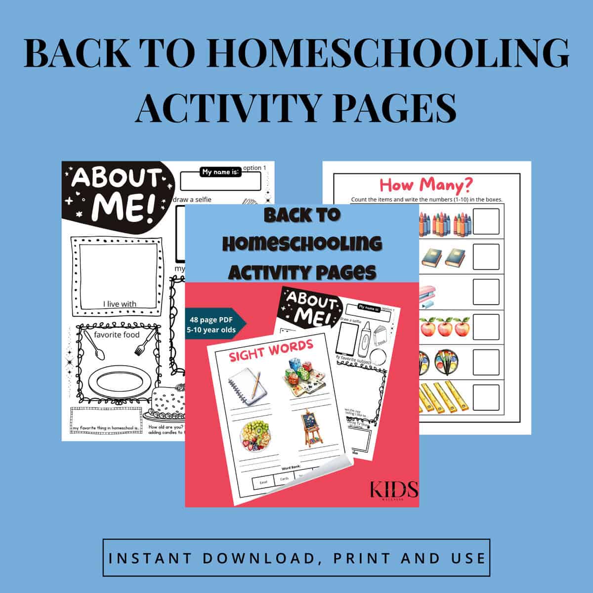 All You Need for a Back to Homeschooling Printable Pack - Image 2