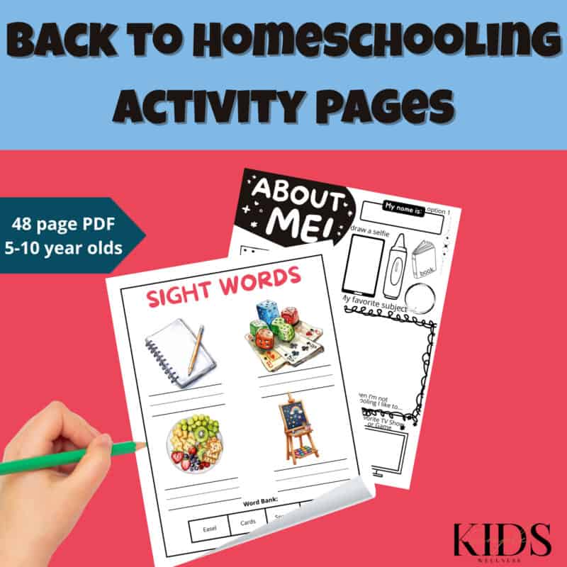 All You Need for a Back to Homeschooling Printable Pack